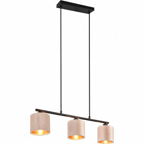 LED Hanglamp - Trion Dolina - E14 Fitting - 3-lichts - Rond - Mat Nikkel - Aluminium