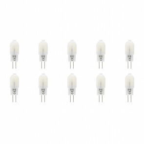 LED Lamp 10 Pack - Aigi - G4 Fitting - 1.3W - Helder/Koud Wit 6500K | Vervangt 12W