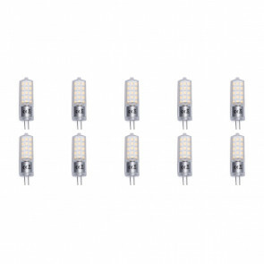 LED Lamp 10 Pack - Aigi - G4 Fitting - 3.6W - Helder/Koud Wit 6500K | Vervangt 35W