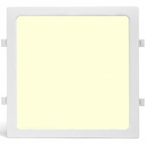 LED Paneel - Downlight - Aigi - Warm Wit 3000K - 24W - 30x30 - Inbouw - Vierkant - Wit - Flikkervrij
