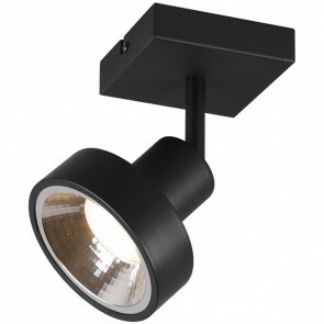 LED Plafondspot - Trion Leonida - GU10 Fitting - 1-lichts - Vierkant - Mat Zwart - Aluminium