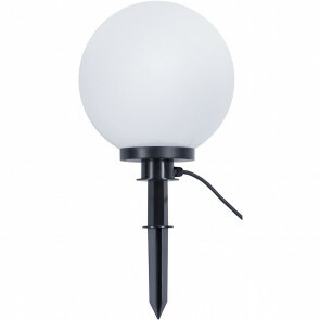 LED Tuinverlichting - Vloerlamp - Trion Balino - Staand - E27 Fitting - Mat Zwart - Kunststof - Ø300