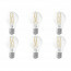 CALEX - LED Lamp 6 Pack - Smart LED A60 - E27 Fitting - Dimbaar - 7W - Aanpasbare Kleur - Transparant Helder