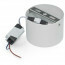 LED Downlight 6 Pack - Opbouw Rond Hoog 5W - Natuurlijk Wit 4200K - Mat Wit Aluminium - Ø105mm 4