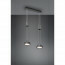 LED Hanglamp - Hangverlichting - Trion Franco - 14.4W - 2-lichts - Warm Wit 3000K - Rond - Mat Antraciet - Aluminium 7
