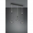 LED Hanglamp - Hangverlichting - Trion Franco - 21.6W - 3-lichts - Warm Wit 3000K - Rond - Mat Antraciet - Aluminium 15
