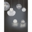 LED Hanglamp - Hangverlichting - Trion Pumon XL - E27 Fitting - Rond - Mat Zilver - Kunststof 3