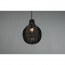LED Hanglamp - Hangverlichting - Trion Sparko - E14 Fitting - 1-lichts - Rond - Zwart - Hout 8