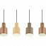 LED Hanglamp - Trion Agido - E27 Fitting - 4-lichts - Zwart met Multicolor Lampenkap 4