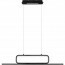 LED Hanglamp - Trion Akina - 38W - Warm Wit 3000K - Dimbaar - Rechthoek - Mat Zwart - Aluminium 7
