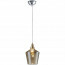 LED Hanglamp - Trion Colia - E27 Fitting - Rond - Glans Chroom Houtkleur - Aluminium