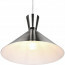 LED Hanglamp - Trion Ewomi - E27 Fitting - 1-lichts - Rond - Mat Nikkel - Aluminium - Ø35cm 2
