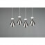 LED Hanglamp - Trion Ewomi - E27 Fitting - 4-lichts - Rechthoek - Mat Nikkel - Aluminium 10