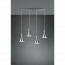 LED Hanglamp - Trion Ewomi - E27 Fitting - 4-lichts - Rechthoek - Mat Nikkel - Aluminium 14