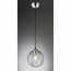 LED Hanglamp - Trion Klino - E27 Fitting - 1-lichts - Rond - Mat Chroom Rookkleur - Aluminium 2