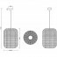 LED Hanglamp - Trion Tuna XL - E27 Fitting - 1-lichts - Rond - Mat Zwart - Aluminium Lijntekening