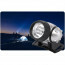 LED Hoofdlamp - Aigi Heady - Waterdicht - 35 Meter - Kantelbaar - 14 LED's - 1W - Zilver | Vervangt 8W 9