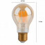 LED Lamp - Facto - Filament Bulb - E27 Fitting - Dimbaar - 7W - Warm Wit 2700K Lijntekening