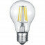 LED Lamp - Filament - Trion Limpo - E27 Fitting - 8W - Warm Wit 2700K - Transparent Helder - Glas