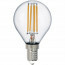 LED Lamp - Filament - Trion Tropin - Set 3 Stuks - E14 Fitting - 2W - Warm Wit-2700K - Transparant Helder - Glas 2