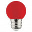 LED Lamp - Romba - Rood Gekleurd - E27 Fitting - 1W