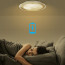LED Plafondlamp - Aigi - 60W - Aanpasbare Kleur - Dimbaar - Afstandsbediening - Rond - Mat Zilver - Aluminium 8