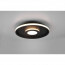 LED Plafondlamp - Badkamerlamp - Trion Asmaya - Opbouw Rond 35W - Spatwaterdicht IP44 - Dimbaar - Warm Wit 3000K - Mat Zwart - Aluminium 3