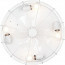 LED Plafondlamp met Ventilator - Plafondventilator - Trion Turbind - E27 Fitting - Afstandsbediening - Rond - Mat Wit - Aluminium 2