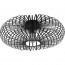 LED Plafondlamp - Plafondverlichting - Trion Johy - E27 Fitting - Rond - Industrieel - Mat Zwart - Aluminium - 50cm 3