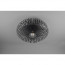 LED Plafondlamp - Plafondverlichting - Trion Johy - E27 Fitting - Rond - Industrieel - Mat Zwart - Aluminium - 50cm 8