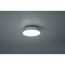 LED Plafondlamp - Plafondverlichting - Trion Lanago - 11W - Warm Wit 3000K - Rond - Mat Grijs - Aluminium 2