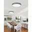 LED Plafondlamp - Plafondverlichting - Trion Lanago - 11W - Warm Wit 3000K - Rond - Mat Grijs - Aluminium 3