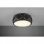 LED Plafondlamp - Plafondverlichting - Trion Zanda - E27 Fitting - 3-lichts - Rond - Mat Zwart - Aluminium 3
