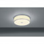 LED Plafondlamp - Trion Agiany - Opbouw Rond - 24W - Dimbaar - Warm Wit 3000K - Mat Nikkel - Aluminium/Textiel 2