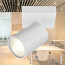 LED Plafondspot - Brinton Betin - GU10 Fitting - 1-lichts - Rond - Mat Wit - Kantelbaar - Aluminium 2