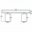 LED Plafondspot - Brinton Betin - GU10 Fitting - 2-lichts - Rond - Mat Wit - Kantelbaar - Aluminium - Philips - CorePro 840 36D - 9.2W - Natuurlijk Wit 4000K Lijntekening