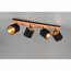 LED Plafondspot - Plafondverlichting - Trion Torry - E14 Fitting - 4-lichts - Rechthoek - Mat Bruin - Aluminium 5