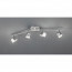 LED Plafondspot - Trion Ribon - 16W - Warm Wit 3000K - 4-lichts - Rechthoek - Mat Nikkel - Aluminium 2
