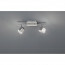 LED Plafondspot - Trion Ribon - 8W - Warm Wit 3000K - 2-lichts - Rechthoek - Mat Nikkel - Aluminium 2