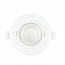 LED Spot - Inbouwspot - Aigi Lola - 5W - Helder/Koud Wit 6500K - Rond - Mat Wit - Aluminium 5