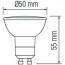 LED Spot Set - Pragmi Rodos Pro - GU10 Fitting - Inbouw Vierkant - Mat Wit - 4W - Warm Wit 3000K - 93mm 4