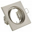 LED Spot Set - Trion - GU10 Fitting - Inbouw Vierkant - Mat Nikkel - 6W - Natuurlijk Wit 4200K - Kantelbaar 80mm 2