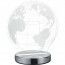 LED Tafellamp - Tafelverlichting - Trion Globin - 7W - Aanpasbare Kleur - Rond - Mat Chroom - Aluminium