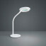 LED Tafellamp - Trion Dorano - Dimbaar - Vergrootglas - USB Oplaadbaar - Flexibele Arm - Wit 2