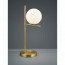 LED Tafellamp - Trion Pora - E14 Fitting - Rond - Mat Goud - Aluminium 2