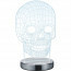 LED Tafellamp - Trion Skelly - 7W - Aanpasbare Kleur - Rond - Glans Chroom - Aluminium 2