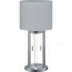 LED Tafellamp - Trion Tondira - 6W - Warm Wit 3000K - E27 Fitting - 4-lichts - Rond - Mat Nikkel - Aluminium/Textiel 2