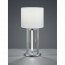 LED Tafellamp - Trion Tondira - 6W - Warm Wit 3000K - E27 Fitting - 4-lichts - Rond - Mat Nikkel - Aluminium/Textiel 3