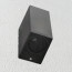LED Tuinverlichting - Buitenlamp - Prixa Hoptron - Up en Down - GU10 Fitting - Vierkant - Mat Zwart - Aluminium - Philips - CorePro 840 36D - 4.6W - Natuurlijk Wit 4000K 6