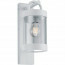 LED Tuinverlichting - Tuinlamp - Trion Semby - Wand - Lichtsensor - E27 Fitting - Mat Wit - Aluminium 2
